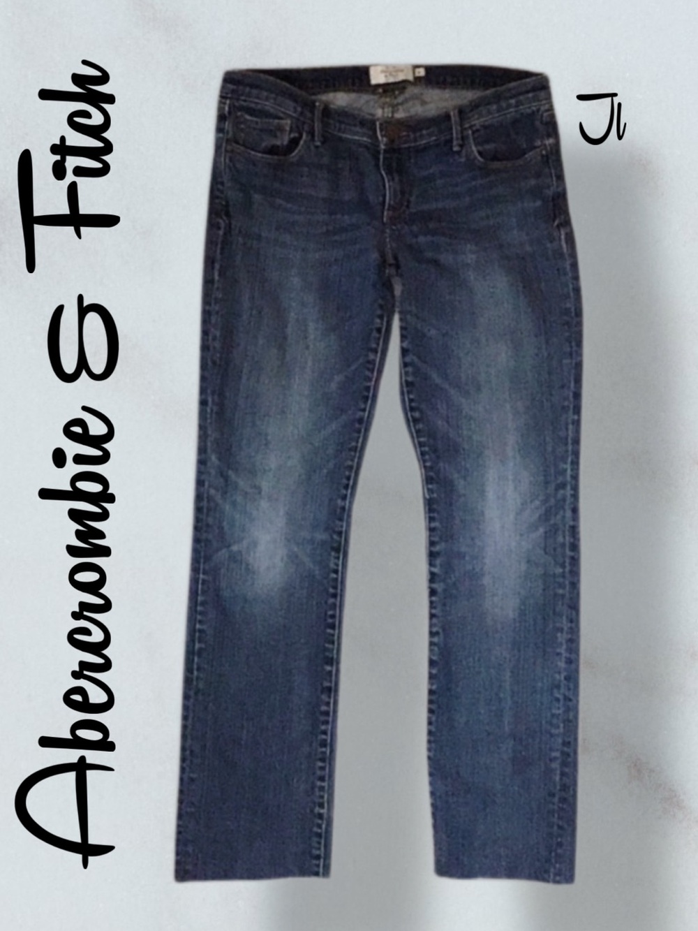 ABERCROMBIE FITCH Low Rise Straight Leg Jeans Size 6